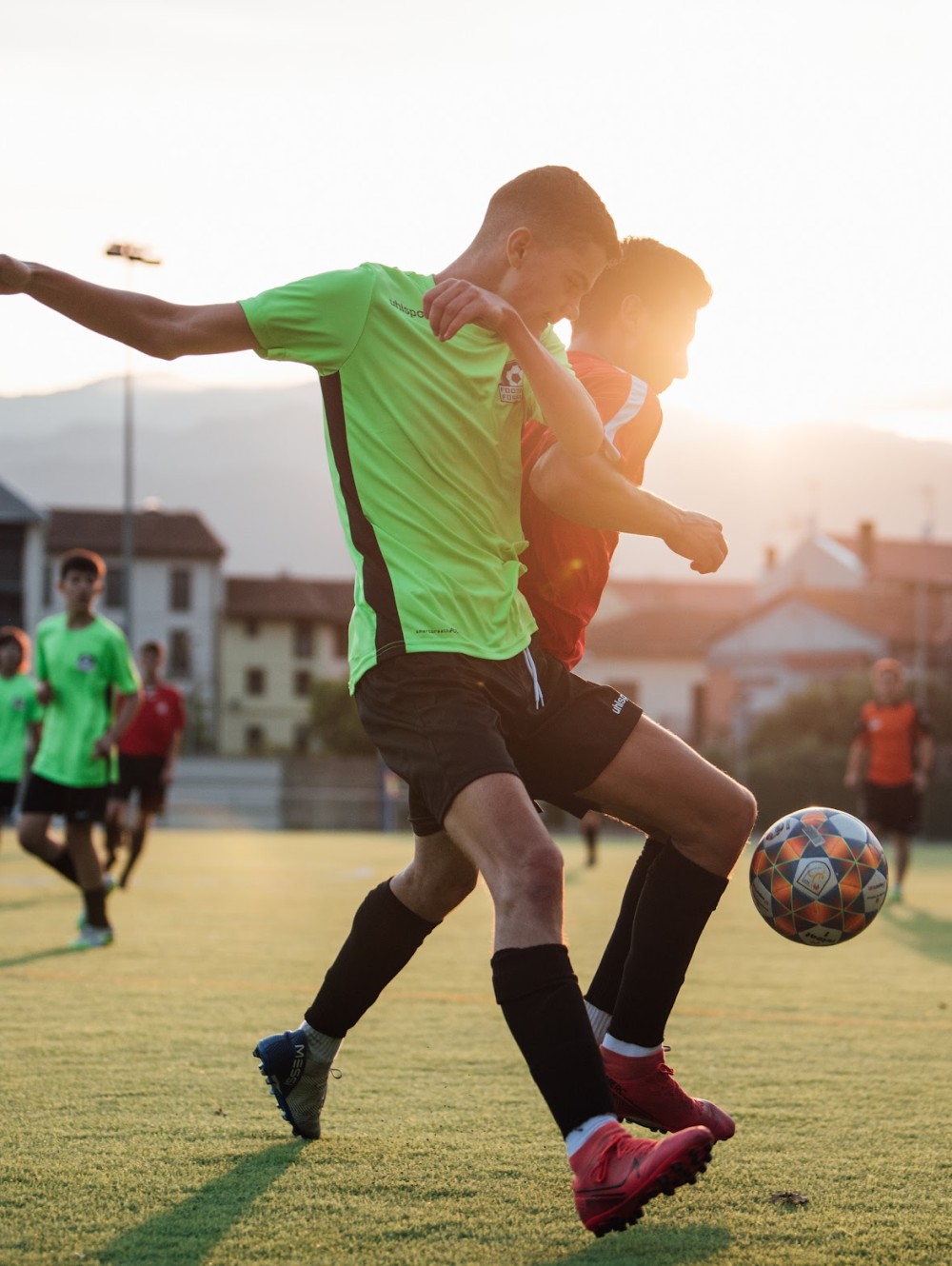 campamento de verano de fútbol - entrenamiento