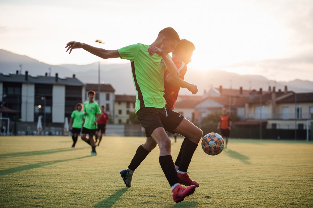 campamento de verano de fútbol - entrenamiento