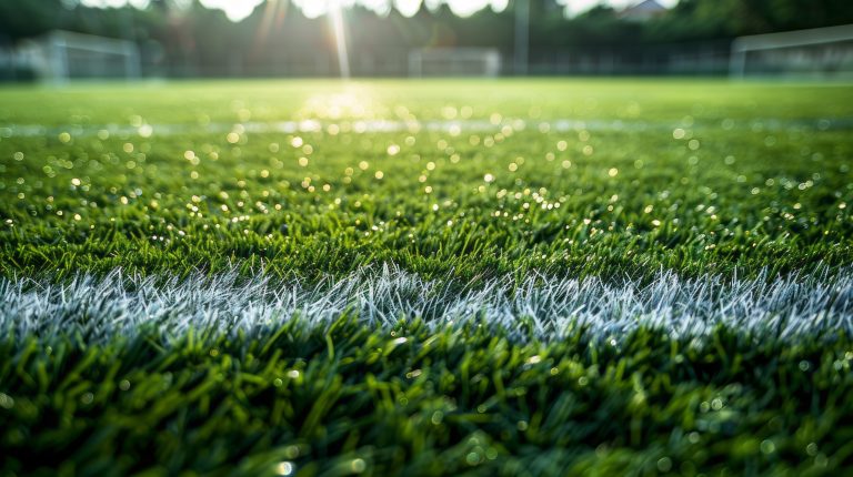 Field at football summer camp