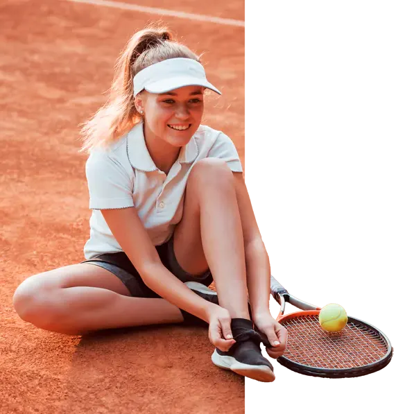 Entrenador de tenis en nuestra academia