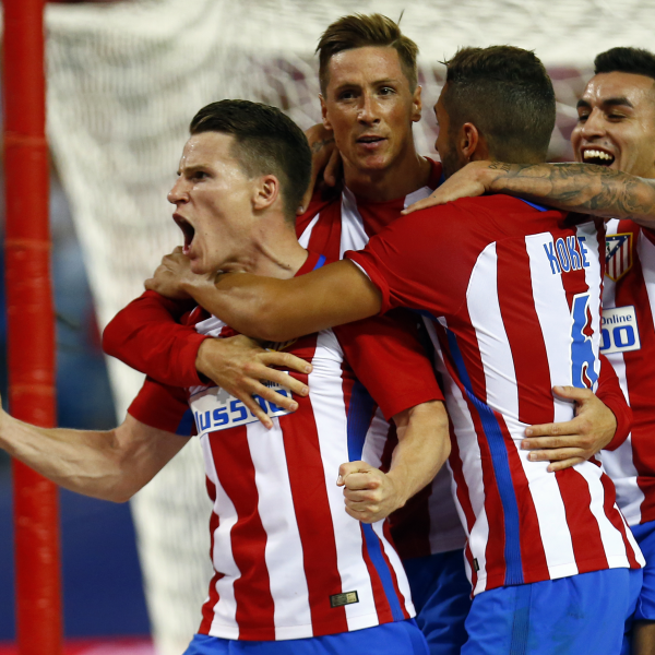 Jugadores del FC Atlético de Madrid.